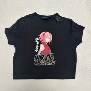 Brand New Naruto Cropped T-shirt Size M